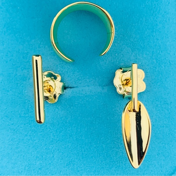 3pcs Set Tous Spanish Bear Lux Mini 3-Shapes Gold Earrings NWT - Picture 2 of 5